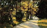 Yerres, Path Through the Woods in the Park by Gustave Caillebotte